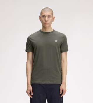 Camiseta Ringer verde