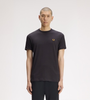 Camiseta Ringer gris