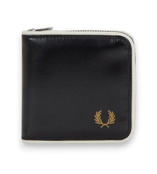 Cartera Classic con cremallera negra