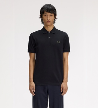 Polo liso preto