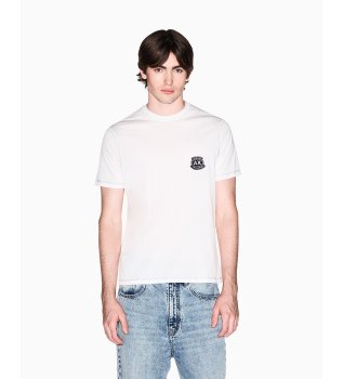 Hvid T-shirt i slim fit