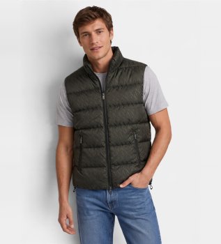 Gilet piumino verde