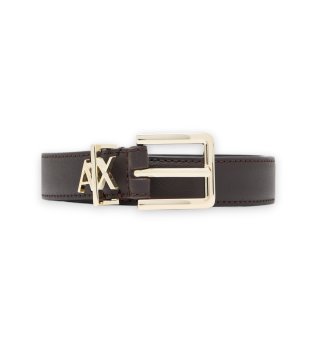 Ceinture Tongue en cuir vert