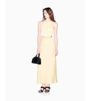 Robe longue jaune