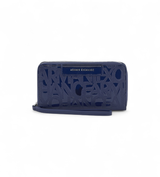 Combi portemonnee marineblauw