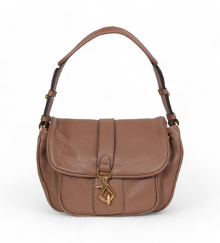 Sacoche toile marron