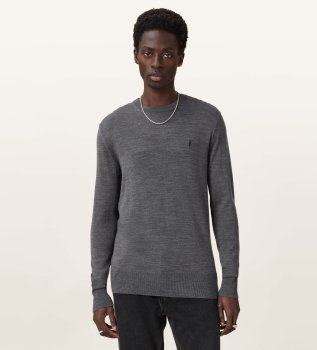 Grå Merino Mode sweater