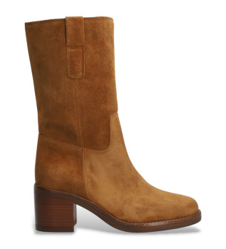 Bottes en cuir marron Dakota