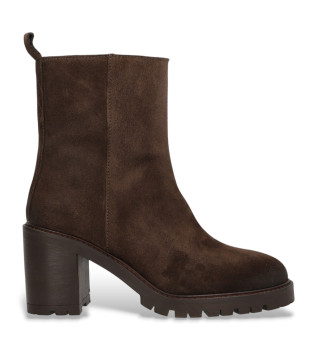 Botines de ante Valley marrn