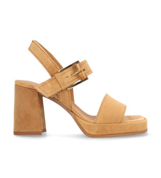 Sandalias de piel Chiara 11 marr�n