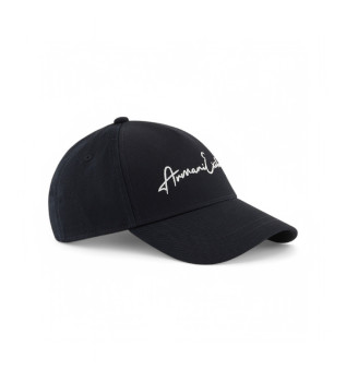 Casquette avec visire avec logo maxi navy