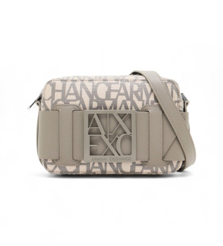 Kameravska med kontrasterande beige detaljer