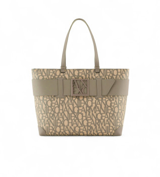 Sac  main monogramme marron