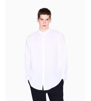 Koszula z długim rękawem biała