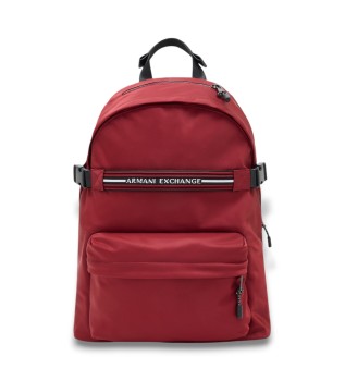 Maroon casual outfit backpack