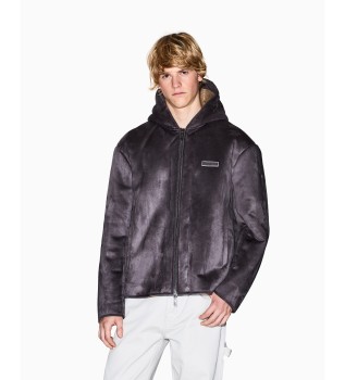 Kompletna kurtka w kolorze szarym