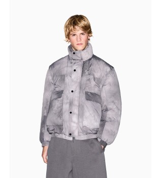 Kurtka z odpinanymi rękawami Blouson Ciemnoszara