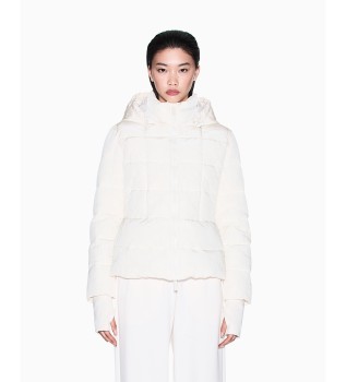 Dvojni plašč umazano bele barve