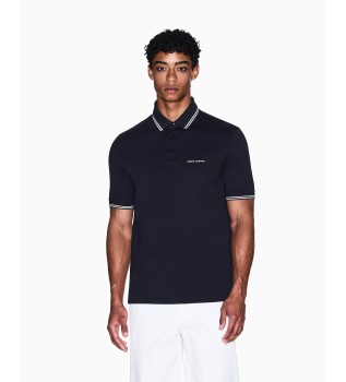 Regular Cotton Polo Shirt navy