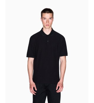 Silhouette polo shirt sort