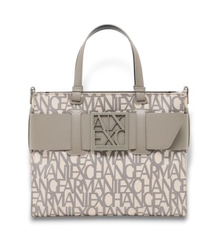 Borsa beige tinta unita