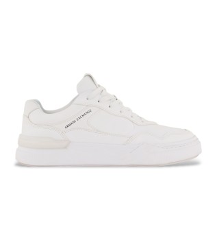 White logo trainers