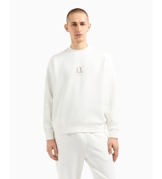 Wei�es besticktes Sweatshirt