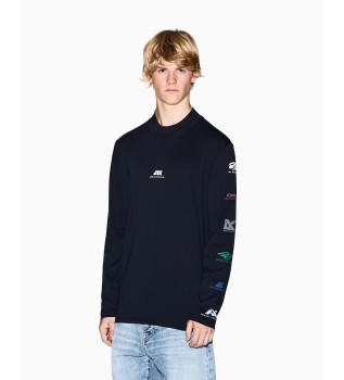 T-shirt Multilogo marine