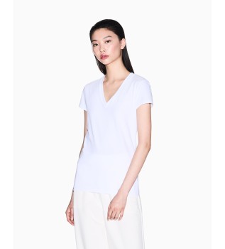 Majica z belim logotipom