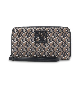 Portafoglio orizzontale marrone