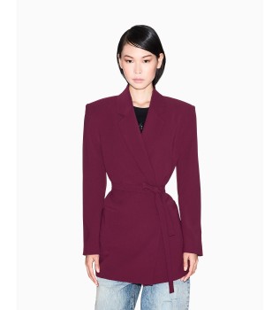 Jas kastanjebruin gesneden