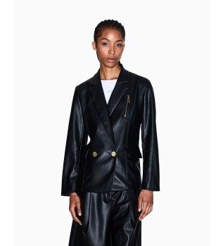 Americana de Abotonadura Doble negro