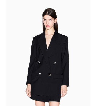 Oversized blazer zwart