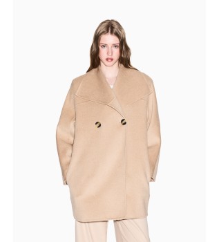 Bež Caban plašč