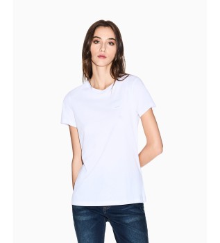 Regular fit T-shirt with white icon patch