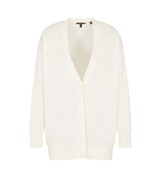 Casaco de malha bege