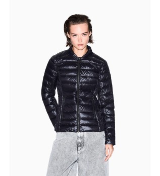 Veste noire brillante