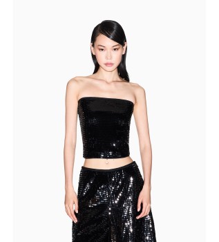 Top Sparkle zwart
