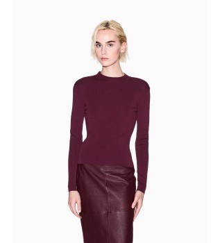 Maglia di marca Borgogna