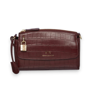 Burgunderfarbene Umh�ngetasche