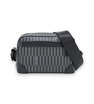 Mini saco de ombro preto