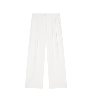 Trousers High white