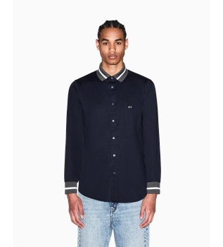 Navy Block Shirt