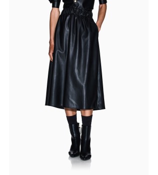 Falda Midi negro