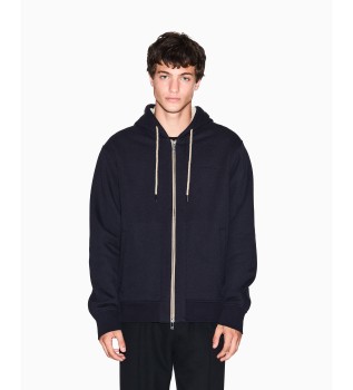 L�ssiges marineblaues Sweatshirt