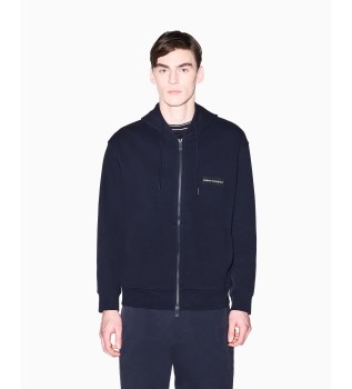 Casual navy sweatshirt