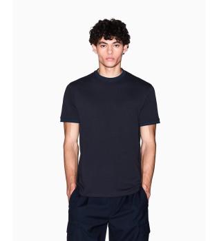 Majica z mornarsko obrobljenimi cevmi