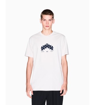 Printed T-shirt white