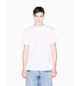 Wit T-shirt met reli�f