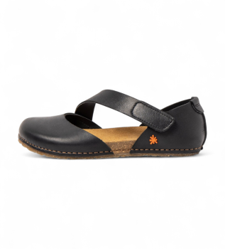 Leather Sandals 0384 Crete black